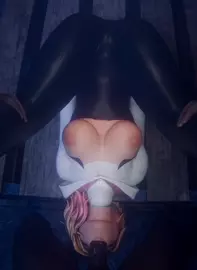 Spider-Gwen Deepthroats BBC [Lazper]