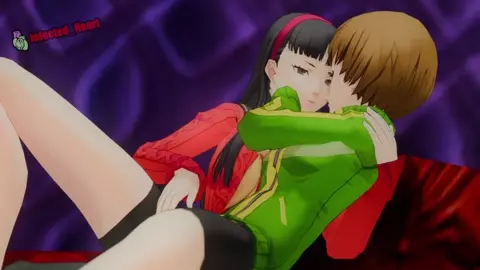 Yukiko Rubs Chie's Pussy [Infected_Heart]